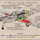 A diagram showing some of the internal components of the P-39 (Author unknown)